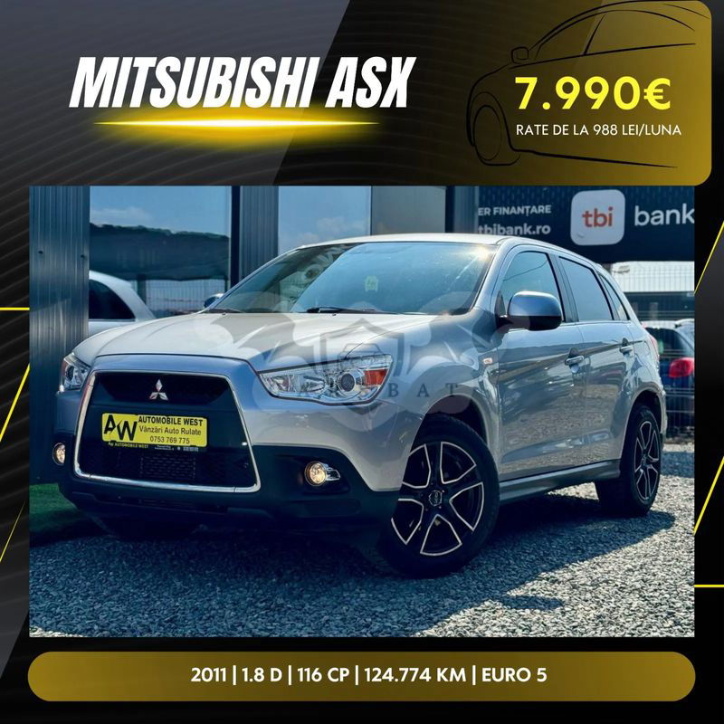 Mitsubishi ASX 1.8 DI-D 4WD Invite 2011