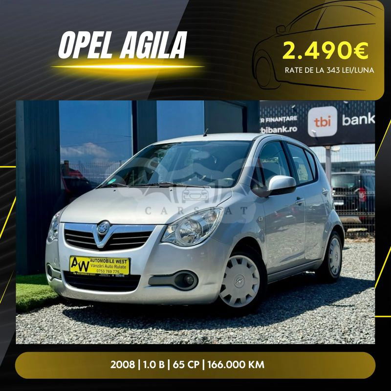 Opel Agila II [2008 - 2014] 1.0 Enjoy 2008