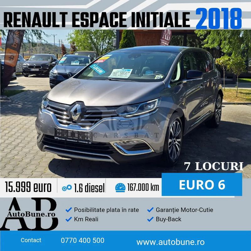 Renault Espace V [2015 - Prezent] Energy dCi 160 EDC Initiale Paris 2018