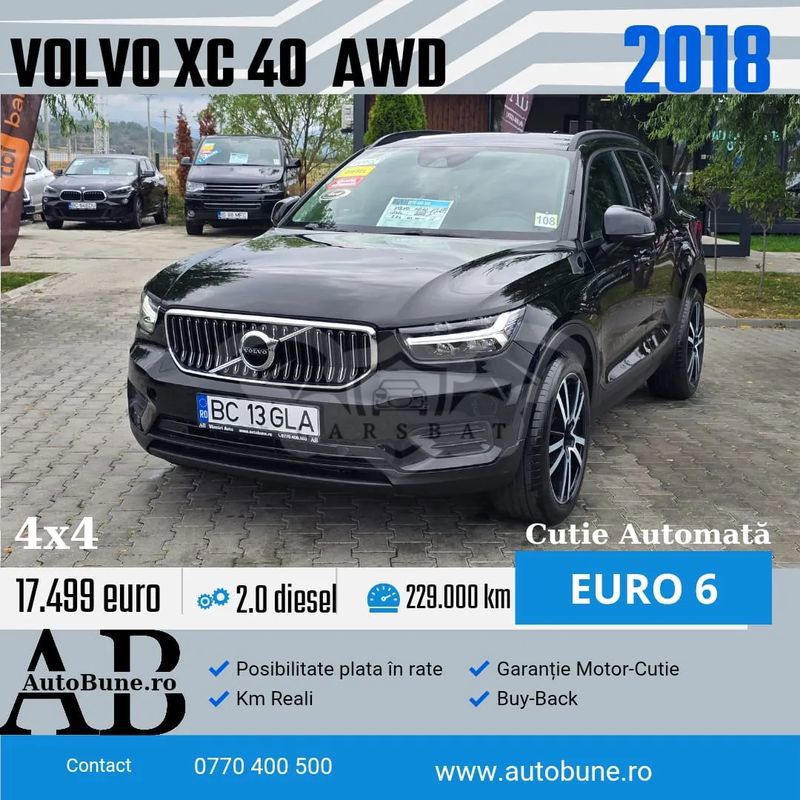Volvo XC40 D4 AWD Geartronic Momentum Pro 2018