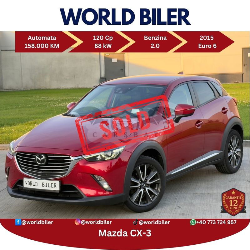 Mazda CX-3 G120 AT Revolution 2016
