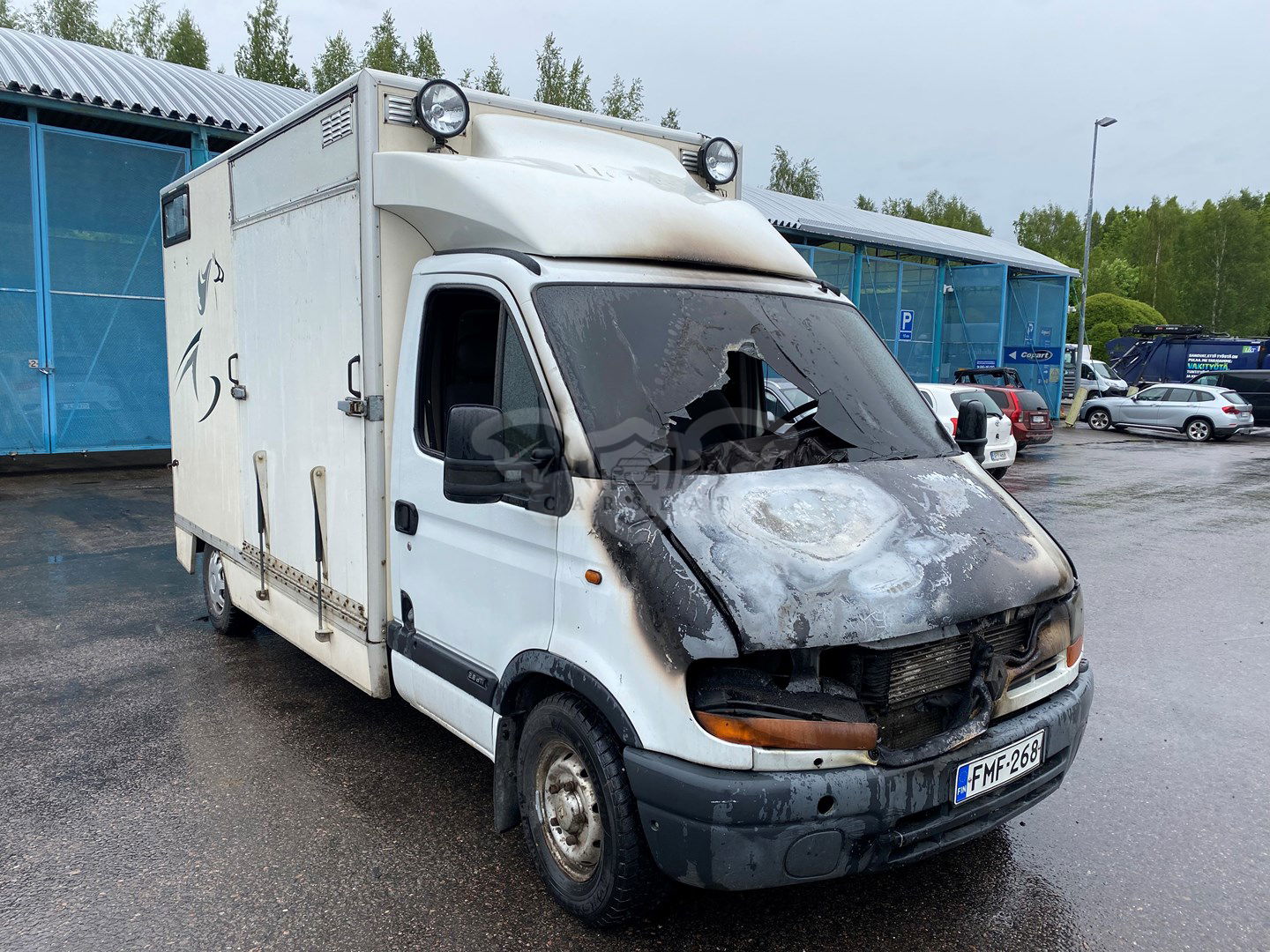 Renault Master T35  Hevosenkuljetusauto 2000
