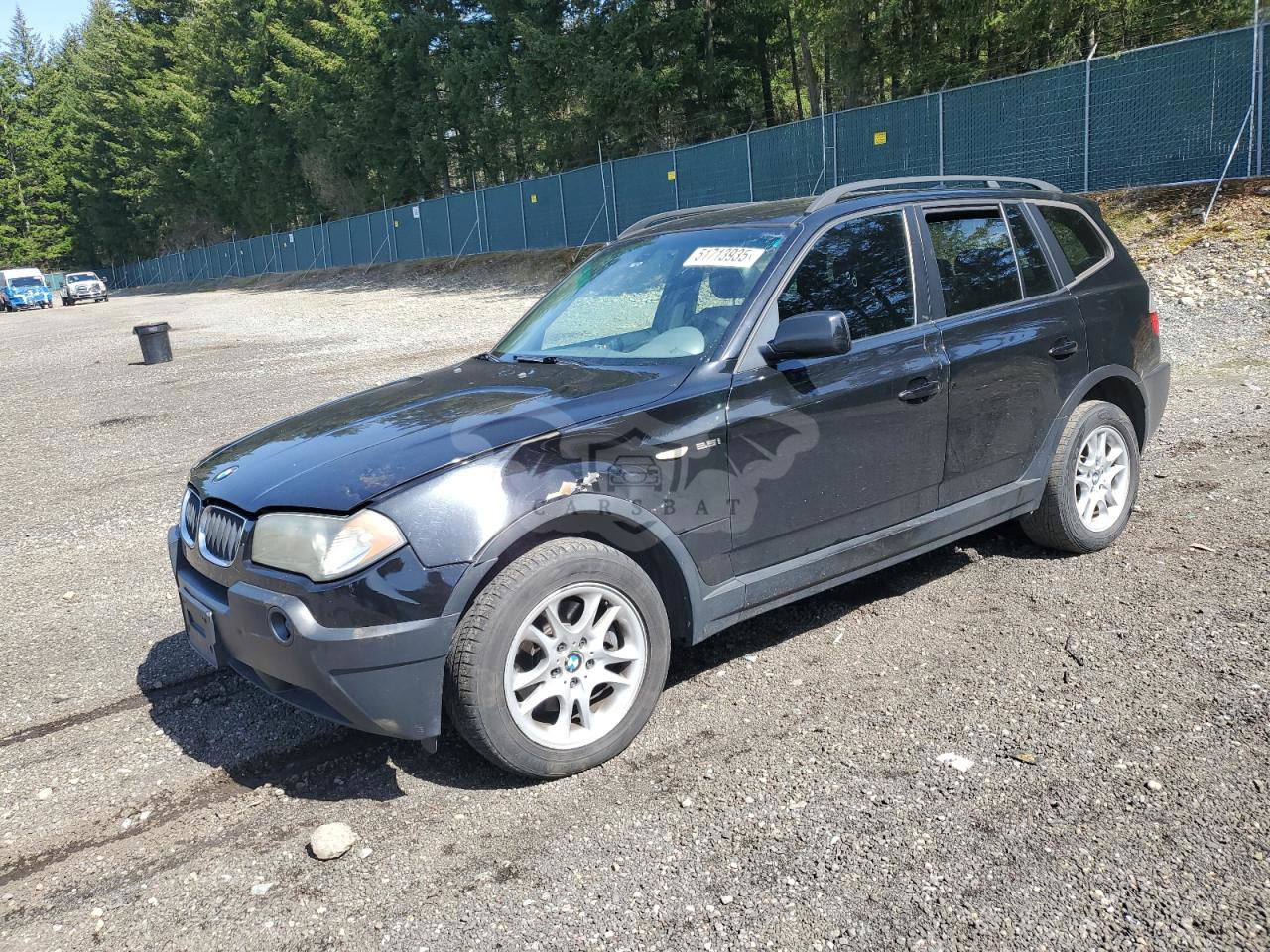 BMW X3 2.5I 2.5L  6 2004