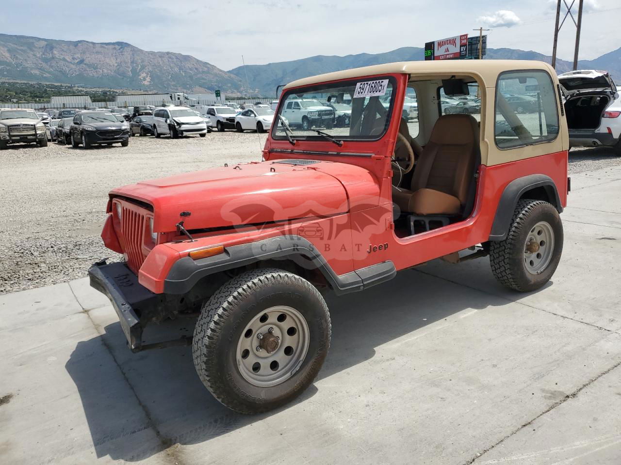Jeep Wrangler S 2.5L  4 1991