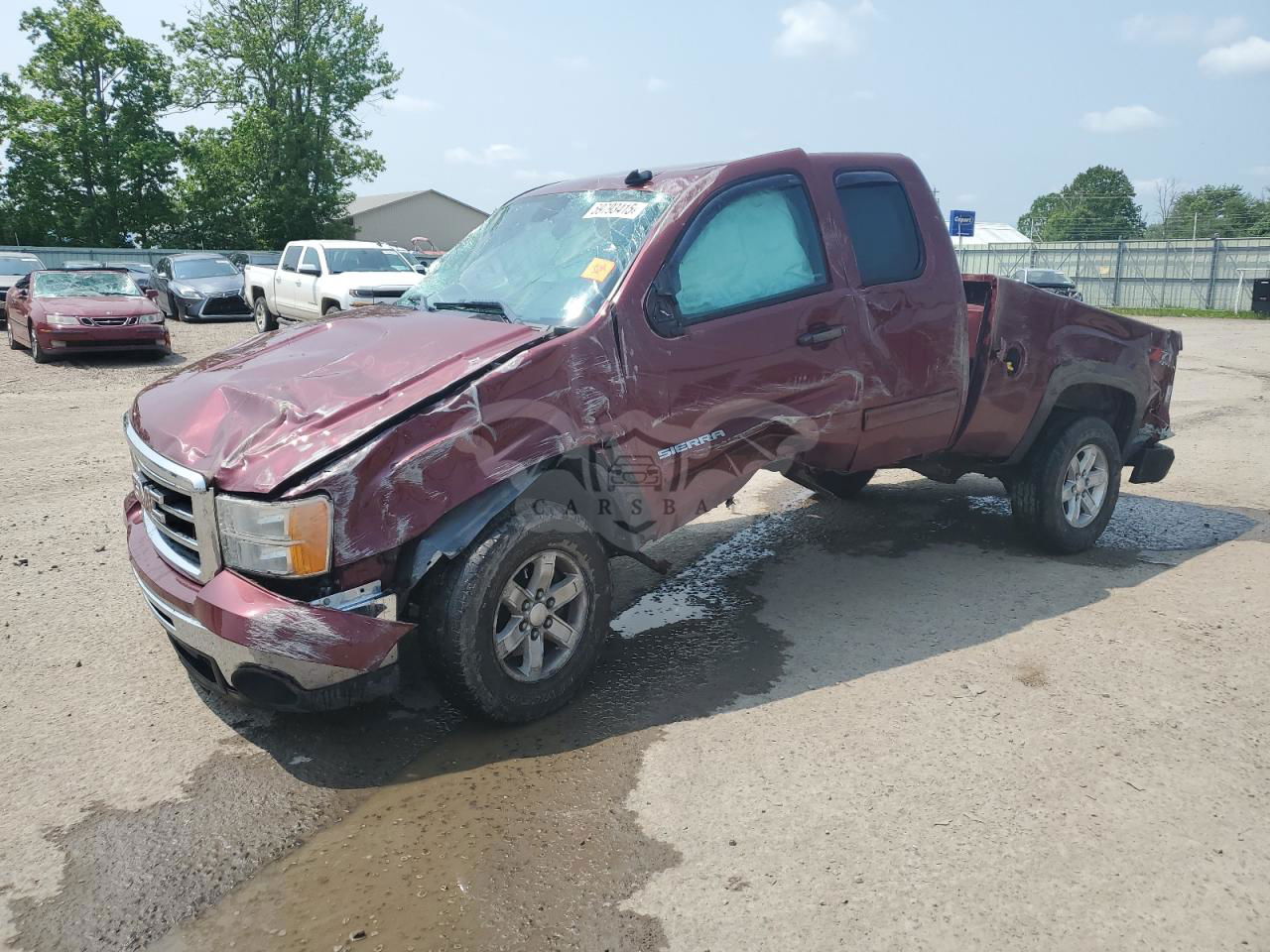 GMC Sierra K1500 SLE 5.3L  8 2013