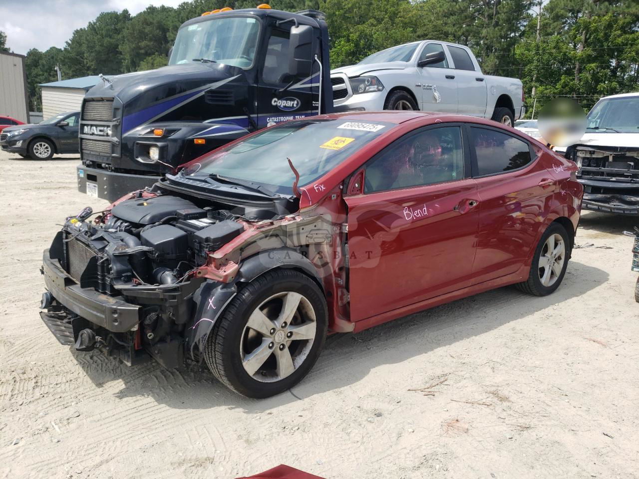 Hyundai Elantra GLS 1.8L  4 2012