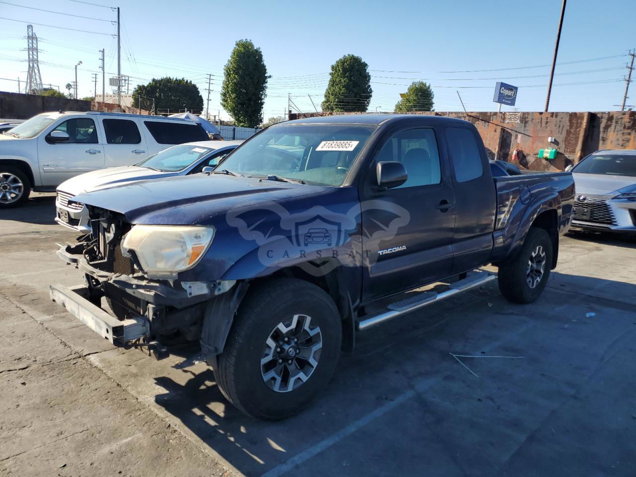 Toyota Tacoma PRERUNNER ACCESS CAB 2.7L  4 2012